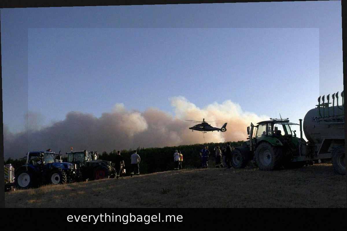 Forest Fire in Saarland: Four Firefighters Injured